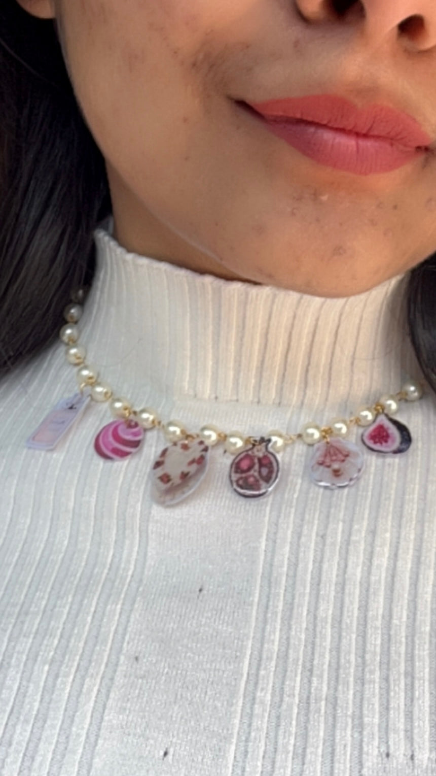 Resin Charm Necklace