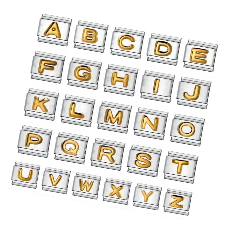 Italian Silver Charms| Alphabets(Price of each charm given)