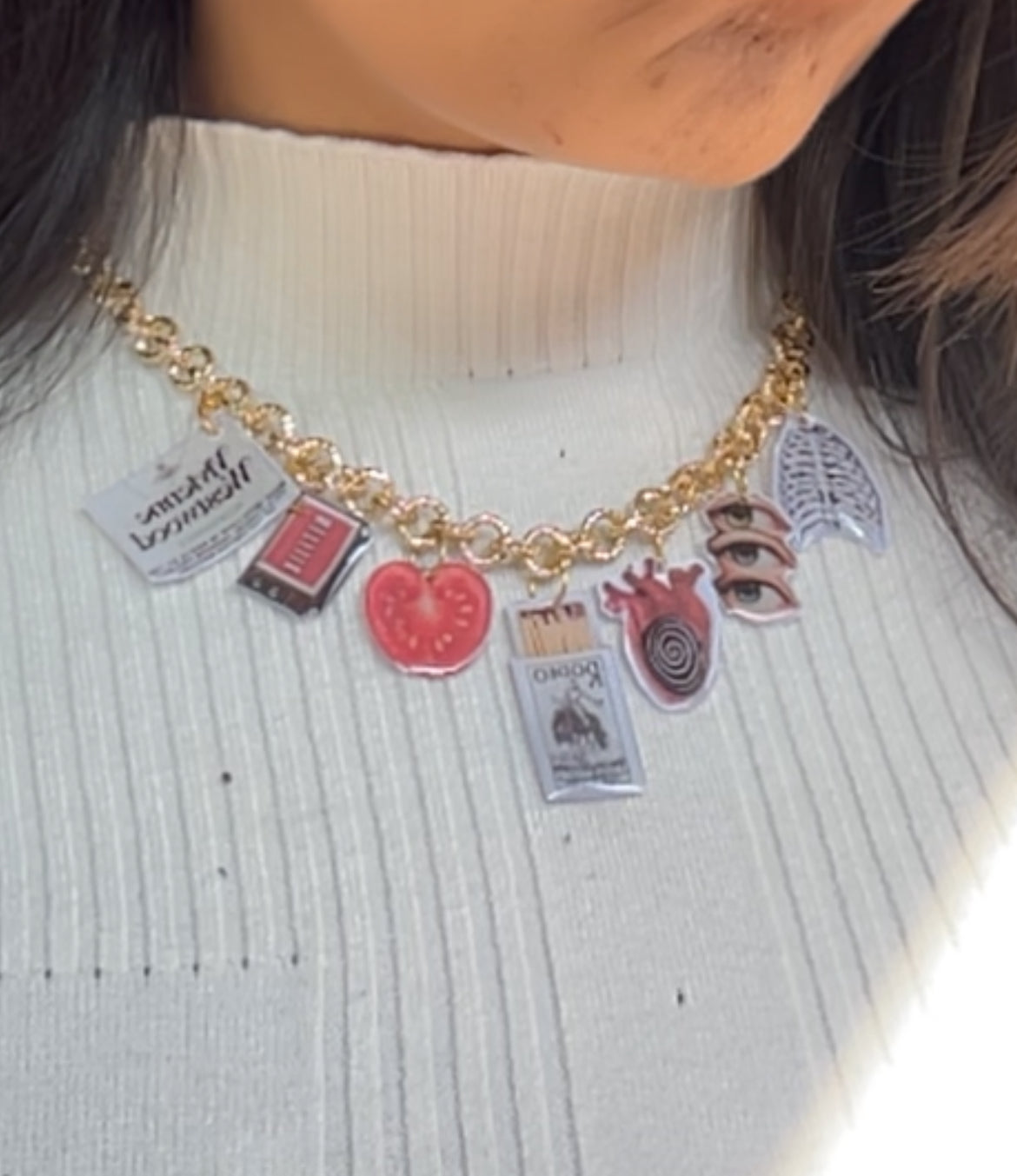 Resin charm Necklace