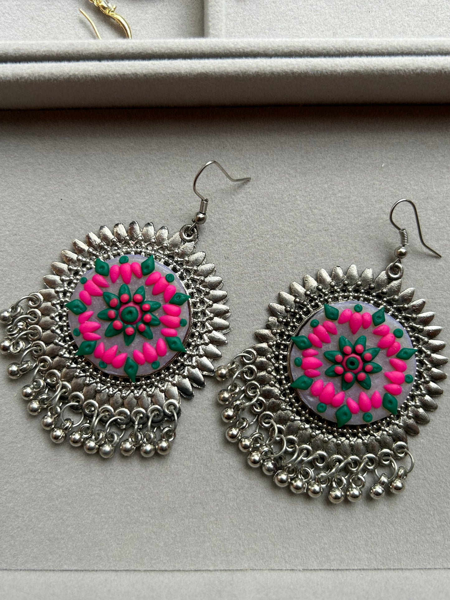'Clay On' Jhumkas