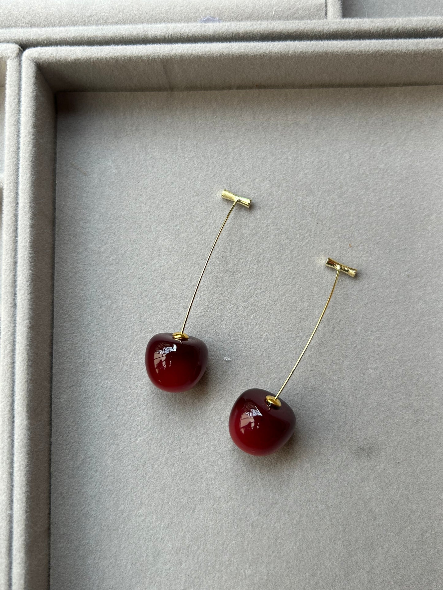 Korean Cherry Earrings