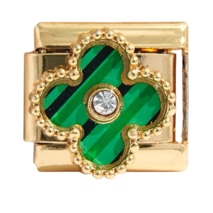 Van Cleef Flower |Gold Italian Charm