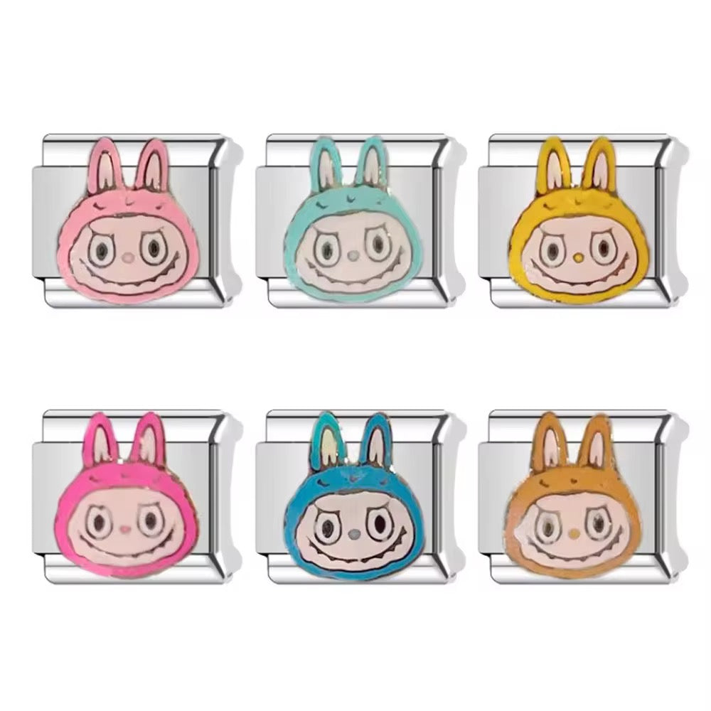 Silver Charms for Italian Charm Bracelets| Theme: LABUBU(price of each charm given)