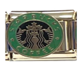 Starbucks |Gold Italian Charm