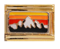 The Mountain |Gold Italian Charm