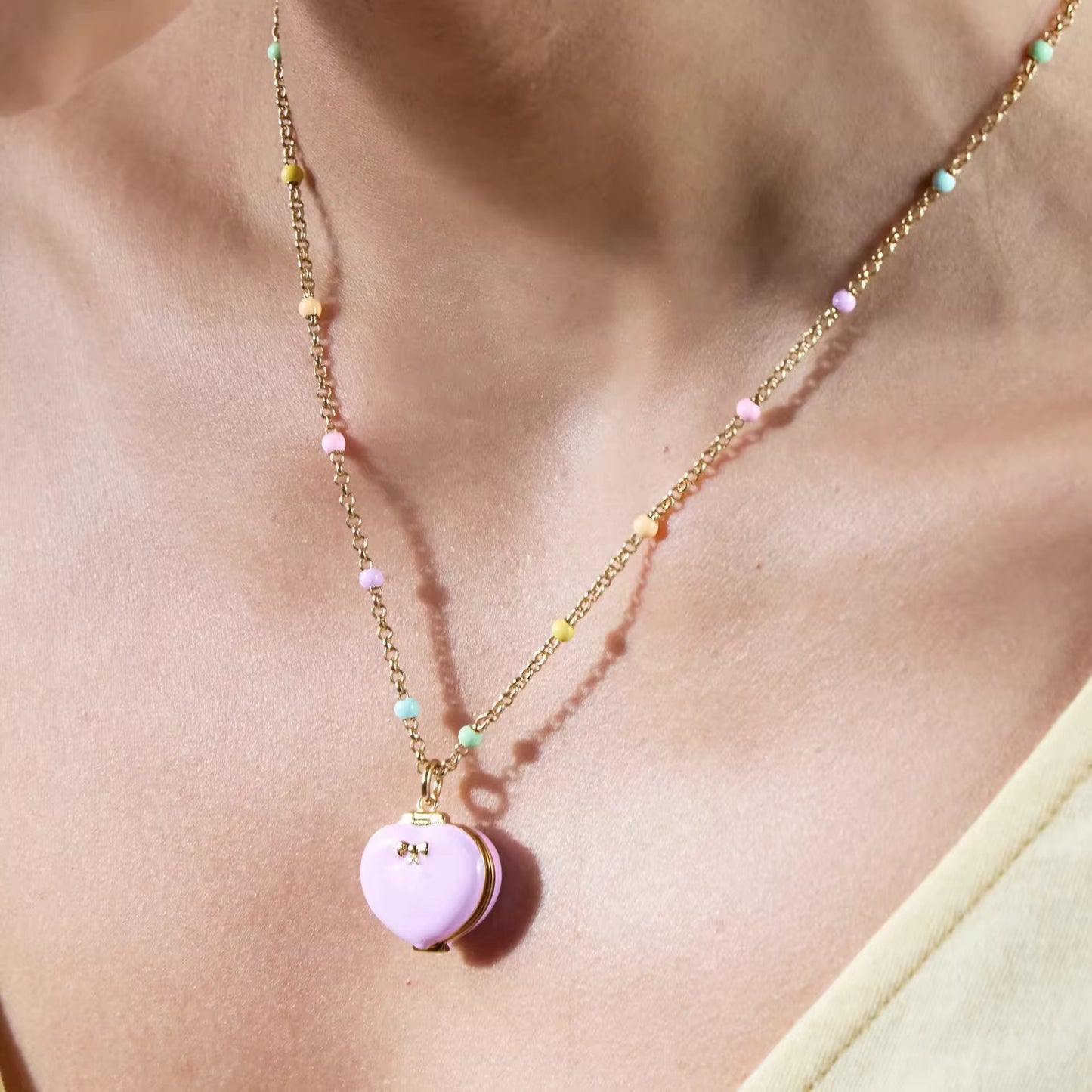 Polly Pocket Heart Shaped pendant🩷