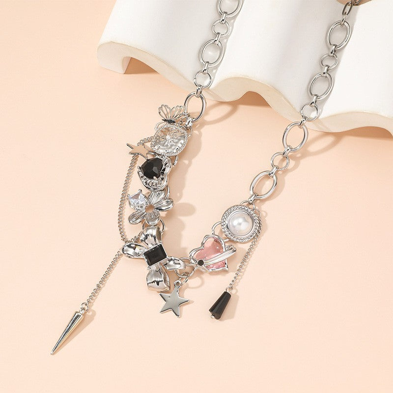 Rock Punk Charm Necklace
