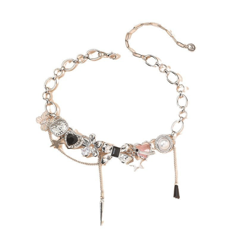 Rock Punk Charm Necklace