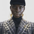 Ear Long Hoop Earrings| Schiaparelli Dupe