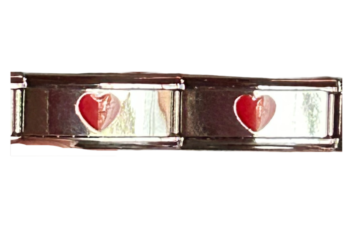 LongHeart | Silver Italian Charm