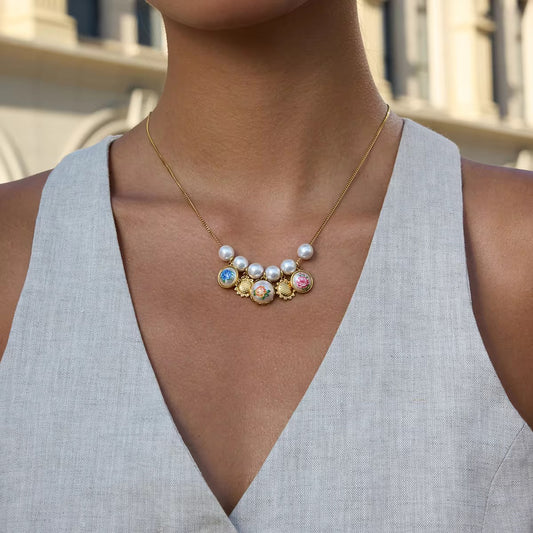 Rose Necklace| 18K gold plated| Hypoallergenic | Anti Tarnish