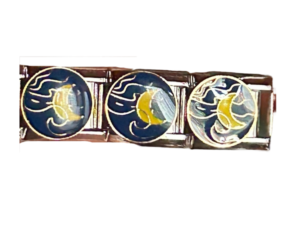 Moon| Silver Italian Charm