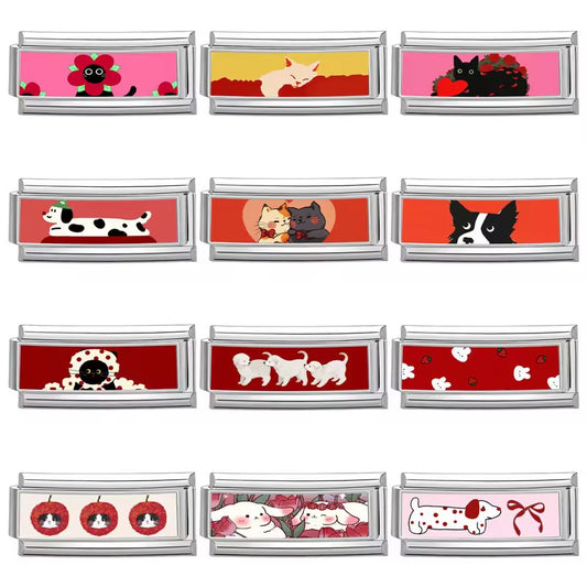 New Italian Charms for Italian Charm Bracelet| Theme: Cuties