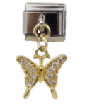 Butterfly |Silver Pendant Italian Charm