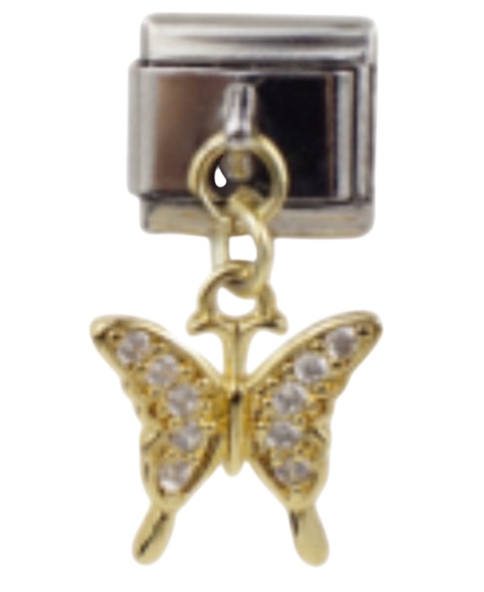 Butterfly |Silver Pendant Italian Charm