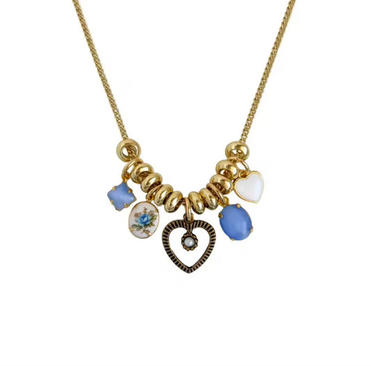 Vintage Bead Necklace| 18K gold plated| Hypoallergenic | Anti Tarnish