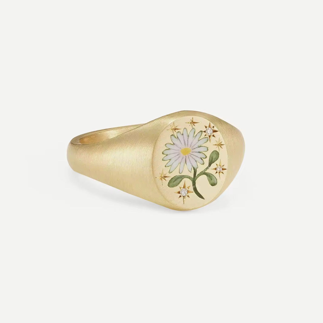 Vintage Chunky Ring| 18K gold plated| Hypoallergenic | Anti Tarnish| Adjustable