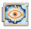 Eye| Silver Italian Charm