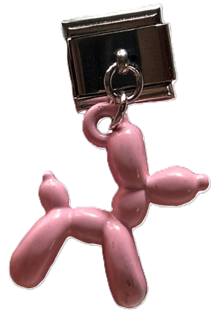 Balloon Dog |Silver Pendant Italian Charm