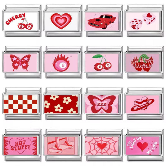 New Charms for Italian Charm Bracelet| Theme: Red Velvet