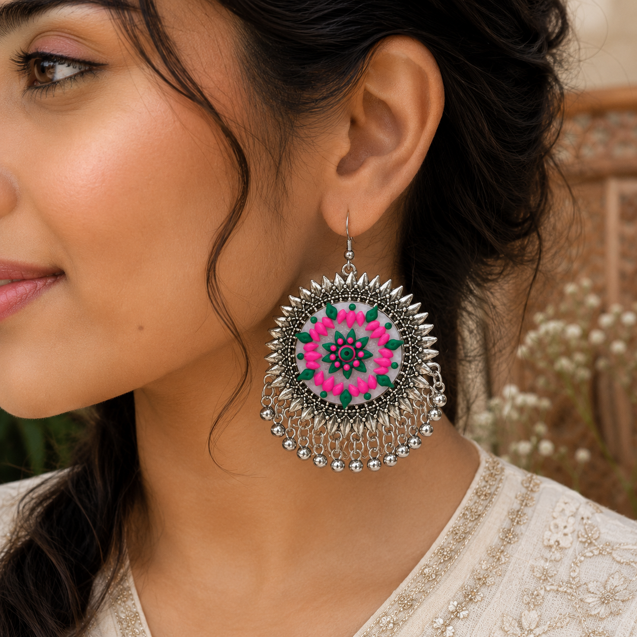 'Clay On' Jhumkas