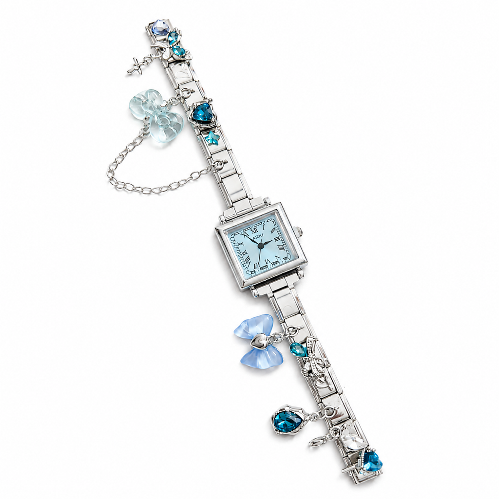 Pretty Gorgeous Stuff Azura Italian charm watch close-up render