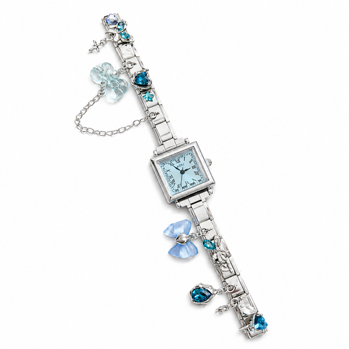 Pretty Gorgeous Stuff Azura Italian charm watch close-up render