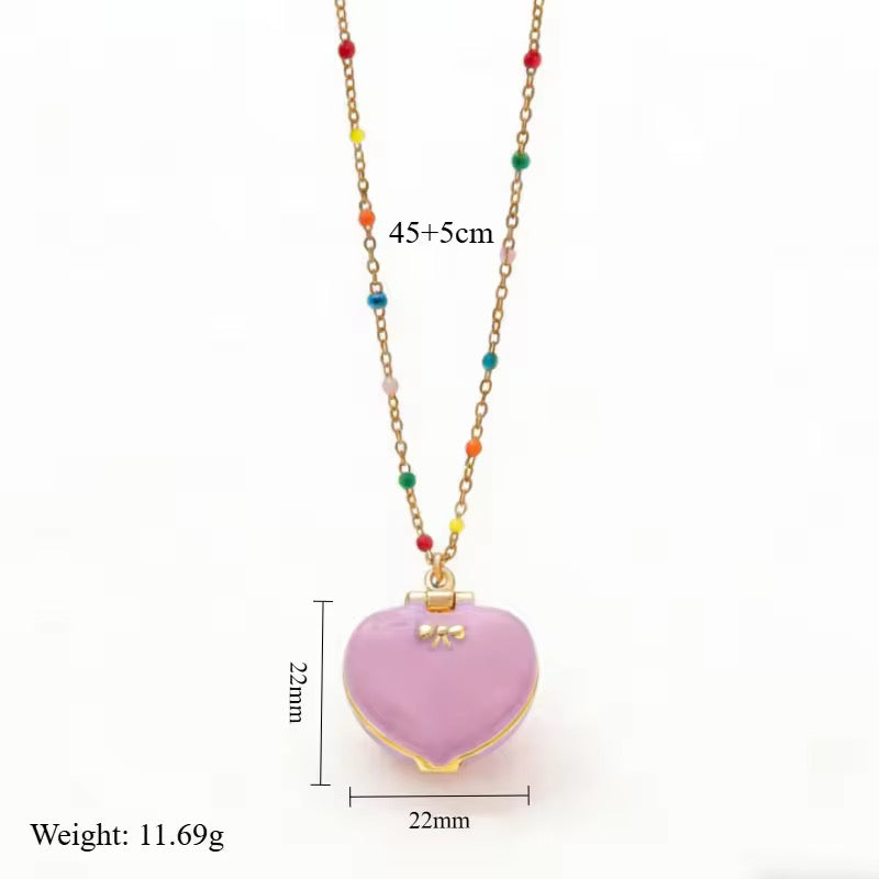 Polly Pocket Heart Shaped pendant🩷