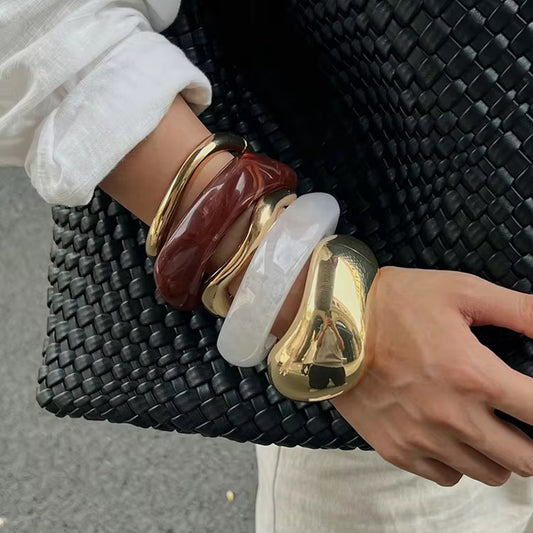 Acrylic Bangle Stack| Free size