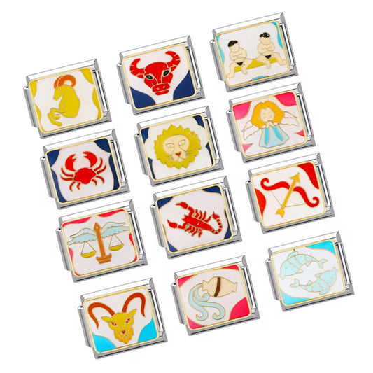 New Italian Charms for Italian Charm Bracelet| Theme: Zodiacs