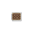 LV Print| Silver Italian Charm