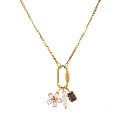 Lock pendant Necklace| 18K gold plated| Hypoallergenic | Anti Tarnish