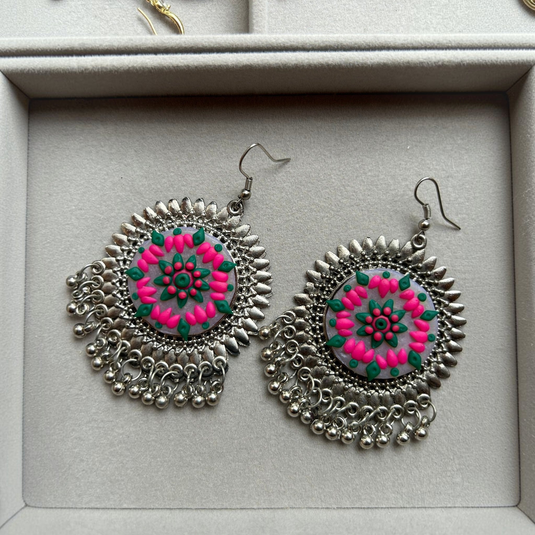 'Clay On' Jhumkas