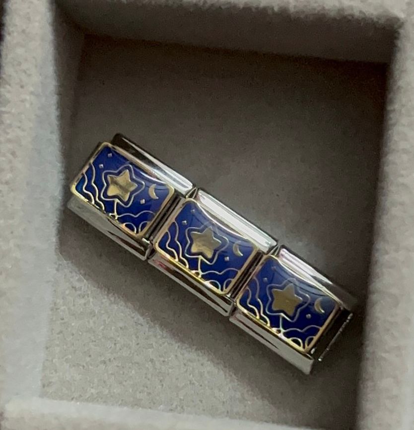 Falling Star| Silver Italian Charm