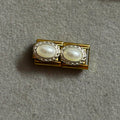 Pearl |Gold Italian Charm