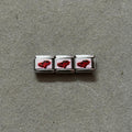 Red Car| Silver Italian Charm