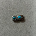 Turquoise Stone | Silver Italian Charm