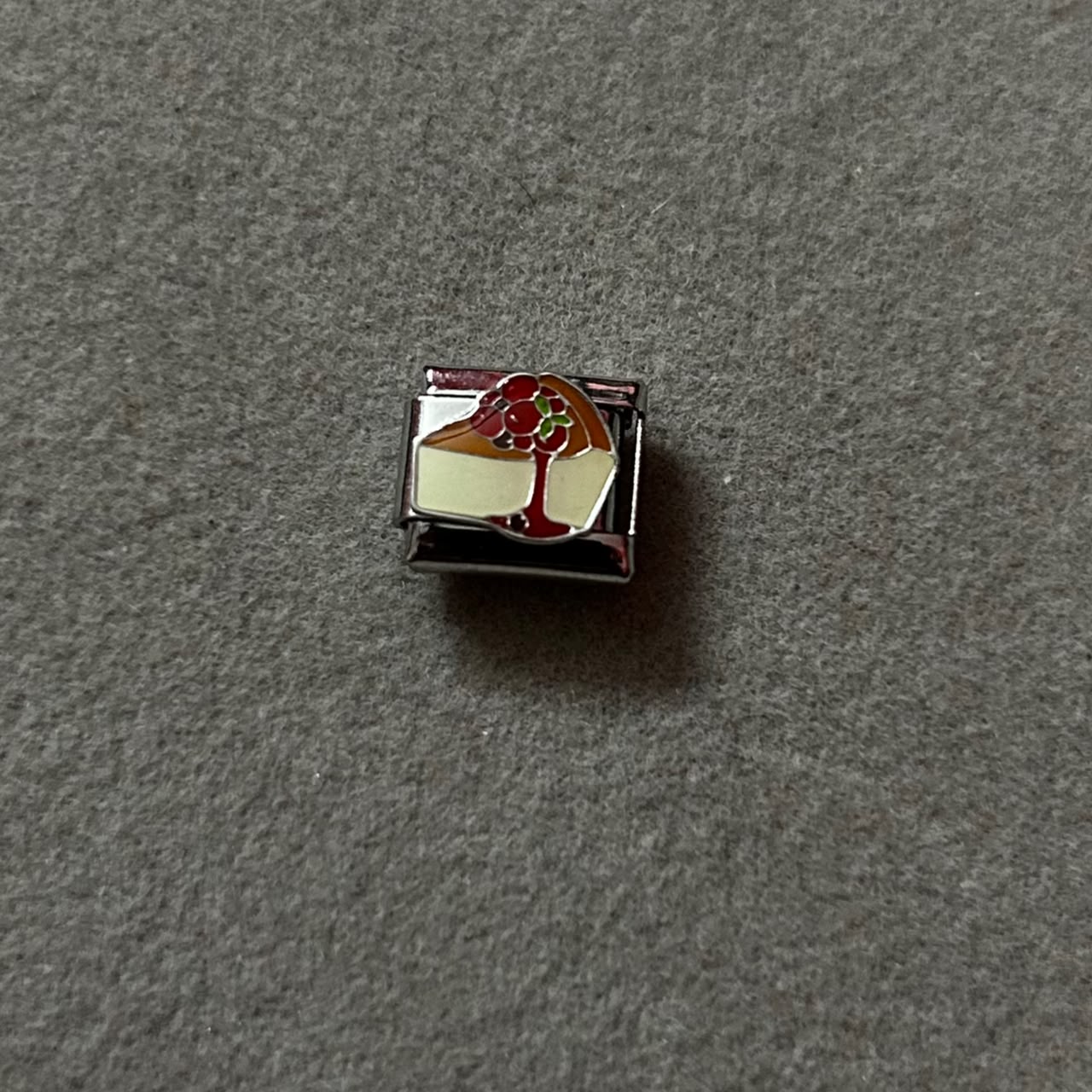 Cupcake| Silver Italian Charm
