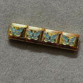 Blue Butterfly |Gold Italian Charm