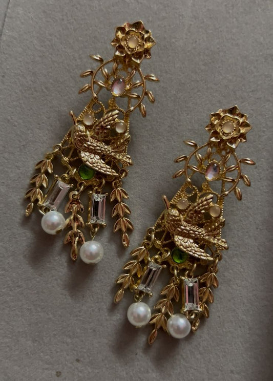 Vintage Floral Earrings