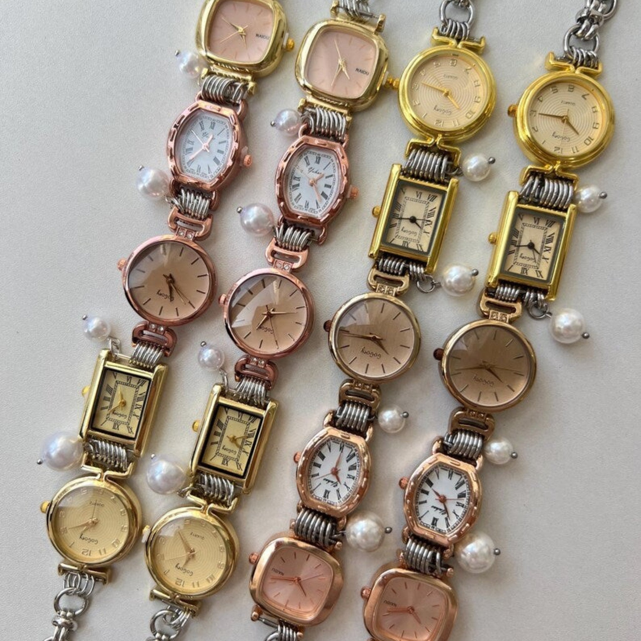 Pretty Gorgeous Stuff Watch Dial Choker styled on model