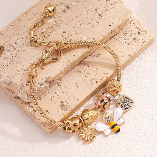 Pandora Bracelets in Gold| Silver plated| Hypoallergenic | Anti Tarnish| Adjustable and Openable